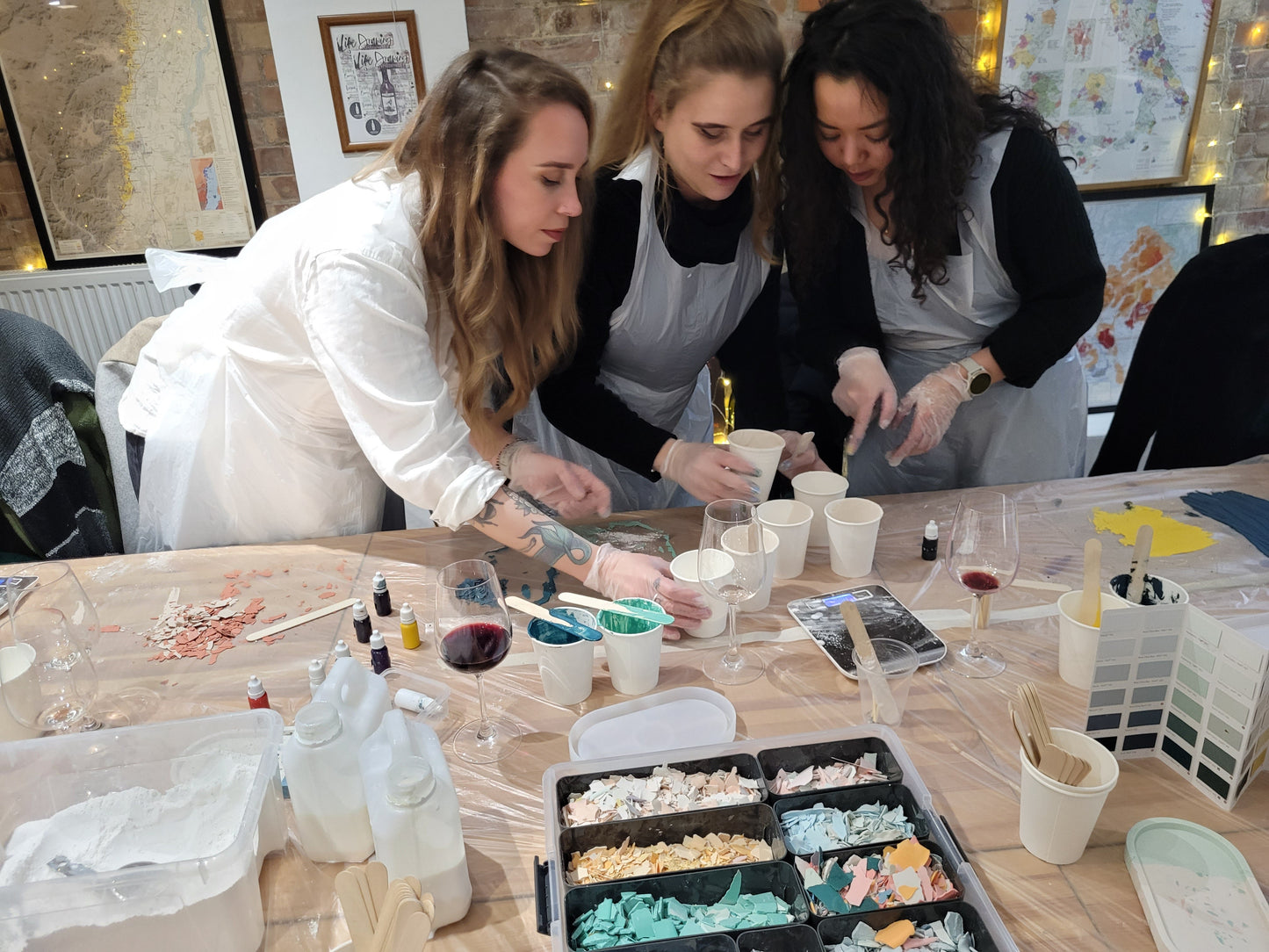 Women Will Create Xmas fair -Terrazzo Workshops