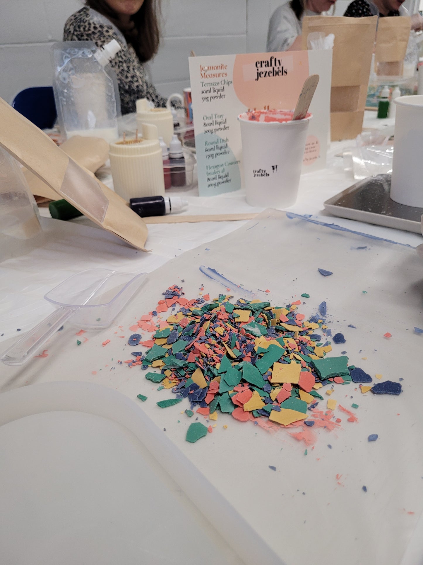 Women Will Create Xmas fair -Terrazzo Workshops