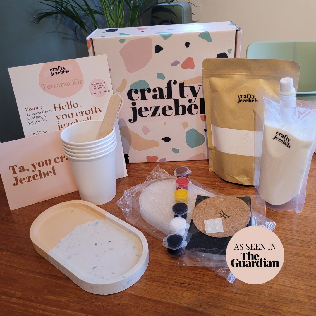 Terrazzo Coasters Workshop Kit DIY Making Kit Eco Resin 