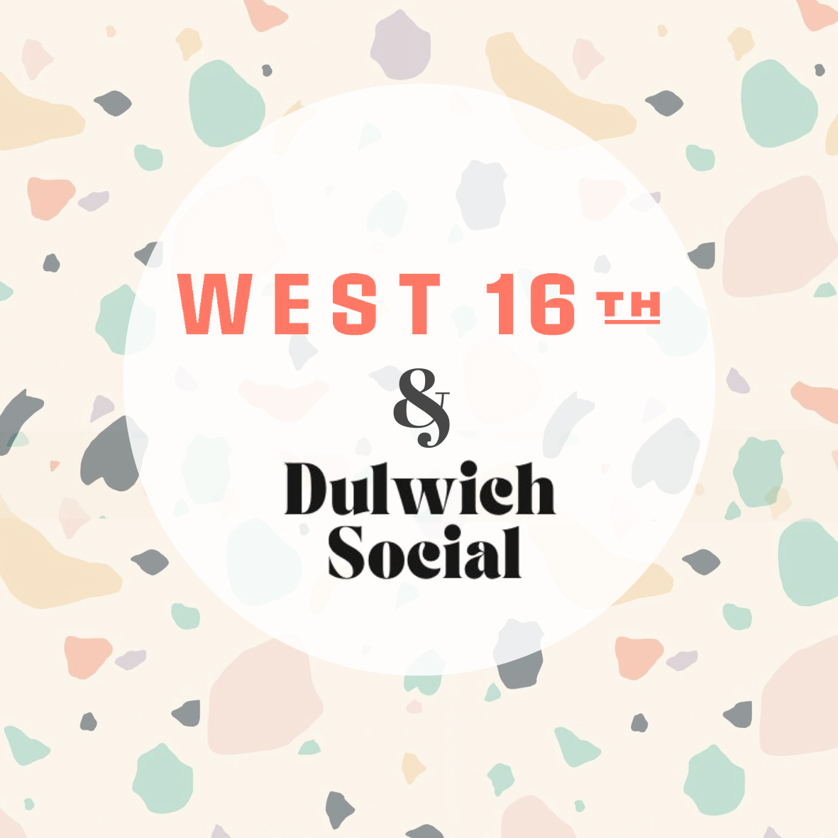 West 16th Cafe, Dulwich Eco-resin Terrazzo & Marbling Workshop - Thursday Evening