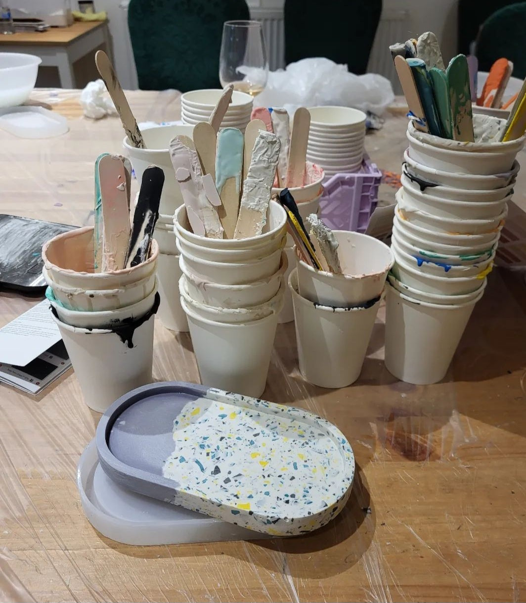 Gipsy Hill Taproom - Jesmonite Terrazzo Workshop - Sunday Afternoons